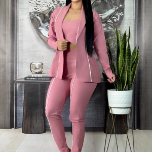 Conjunto formal 3 prendas 2181